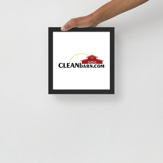 Framed photo paper poster